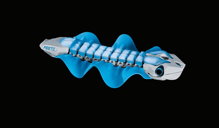 Festo發(fā)布具有獨特鰭片驅動(dòng)器的水下機器人BionicFinWave
